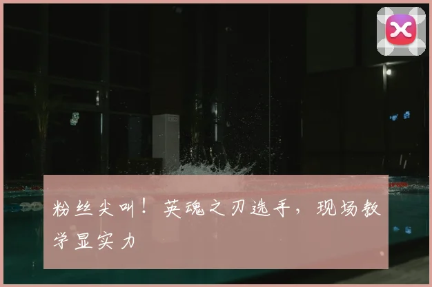 粉丝尖叫！英魂之刃选手，现场教学显实力